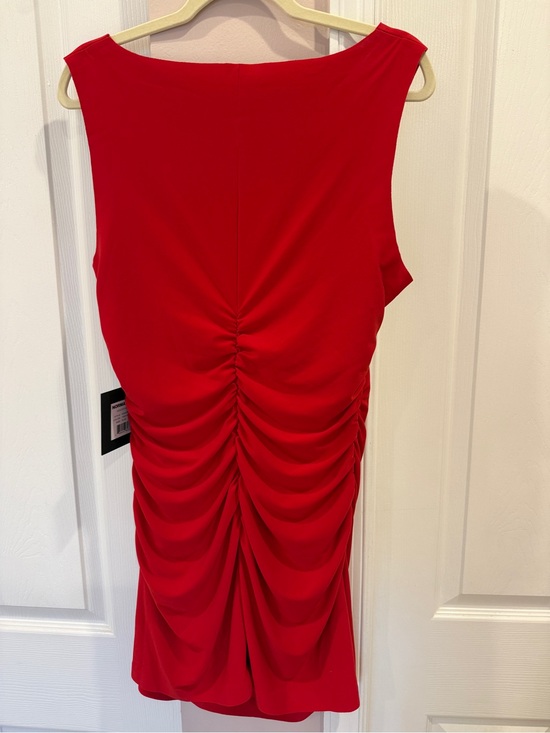 Norma Kamali Dresses & Skirts - Norma Kamali XL Tiger Red Pickleball Mini Dress